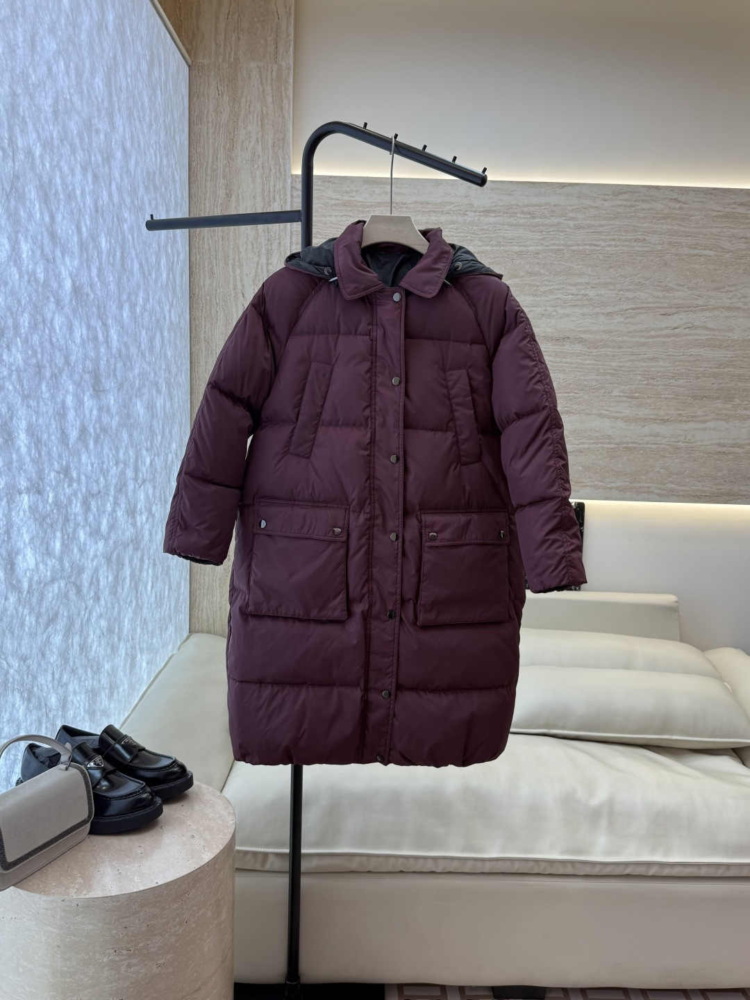 NO:591193,With dust bag QGL032# new down jacket BC 90 white duck down long down jacket maroon beige 36/38/40,,down jacket,alexander wang19860909配防尘袋QGL032#新款羽绒服 BC 90 白鸭绒 长款 羽绒服 枣红色 米白色 36/38/40,,down jacket,alexander wang,Women's clothing