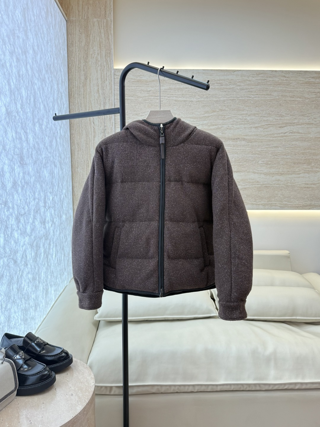 NO:591205,With dust bag QGL033# new down jacket BC 15 cashmere material 90 white duck down short down jacket brown beige 36/38/40,,down jacket,alexander wang19860909配防尘袋QGL033#新款羽绒服 BC 15 羊绒料 90 白鸭绒 短款 羽绒服 咖色 米白色 36/38/40,,down jacket,alexander wang,Women's clothing