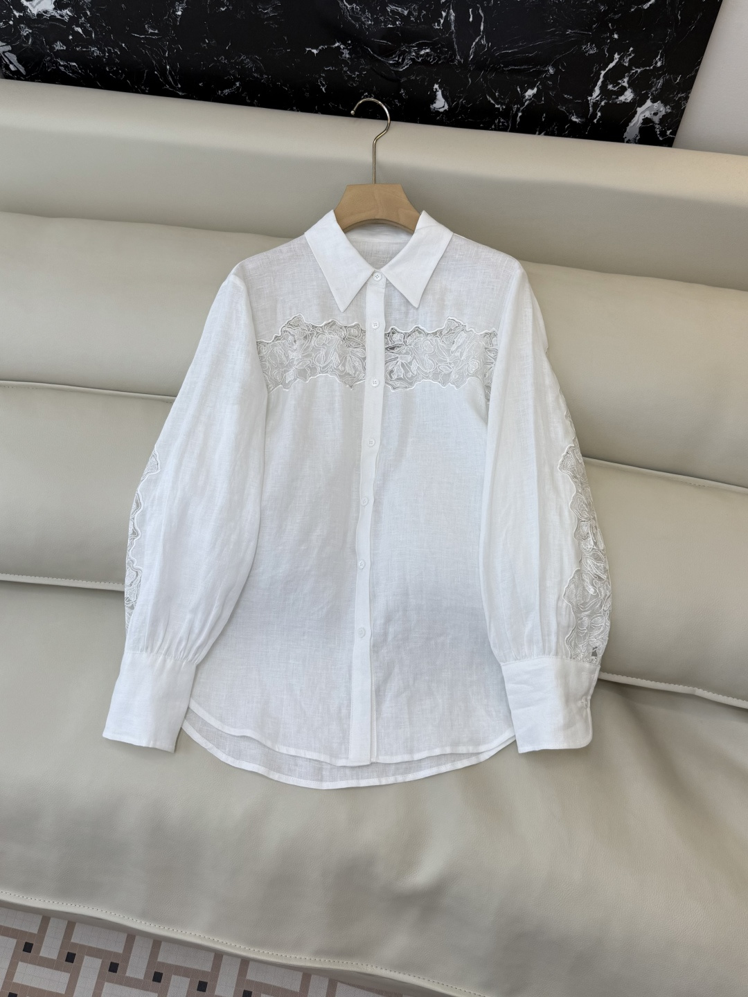 NO:628490,YM061# new shirt P zim… Heavy embroidery lace linen top navy blue white SMLXL,,shirts,alexander wang19860909YM061#新款衬衫P zim… 重工绣花 蕾丝 亚麻上衣 藏青色 白色 SMLXL,,shirts,alexander wang,Women's clothing