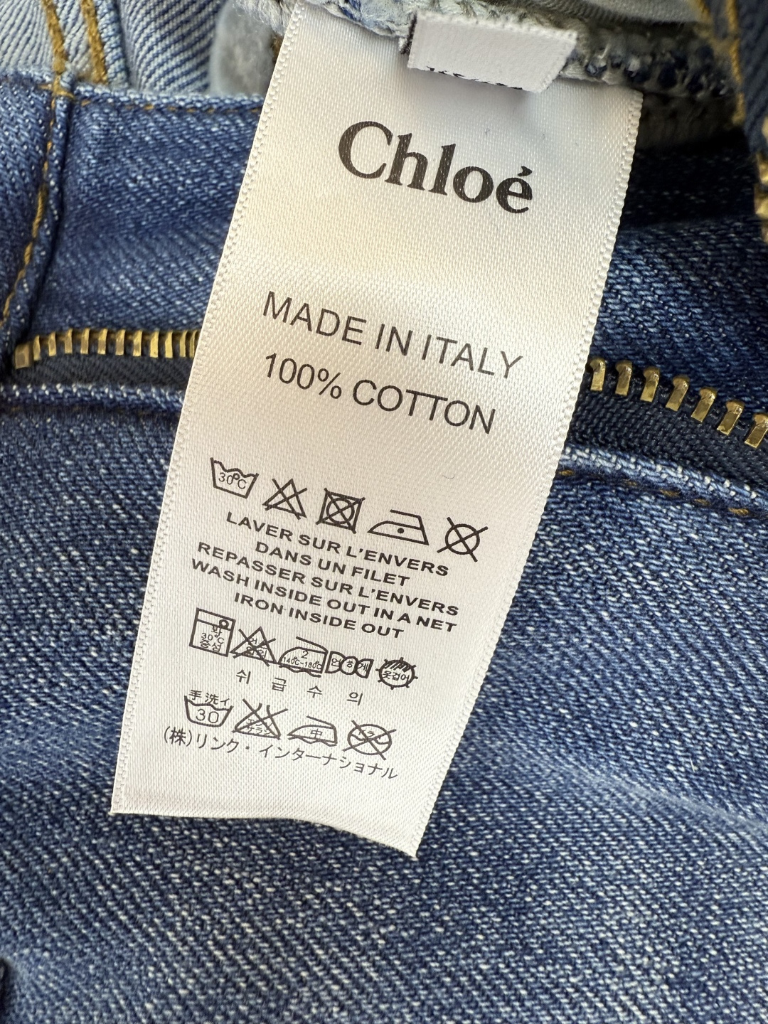 CK033#牛仔裤新款💕Chloe 微喇 弹力棉 牛仔裤 S-XL