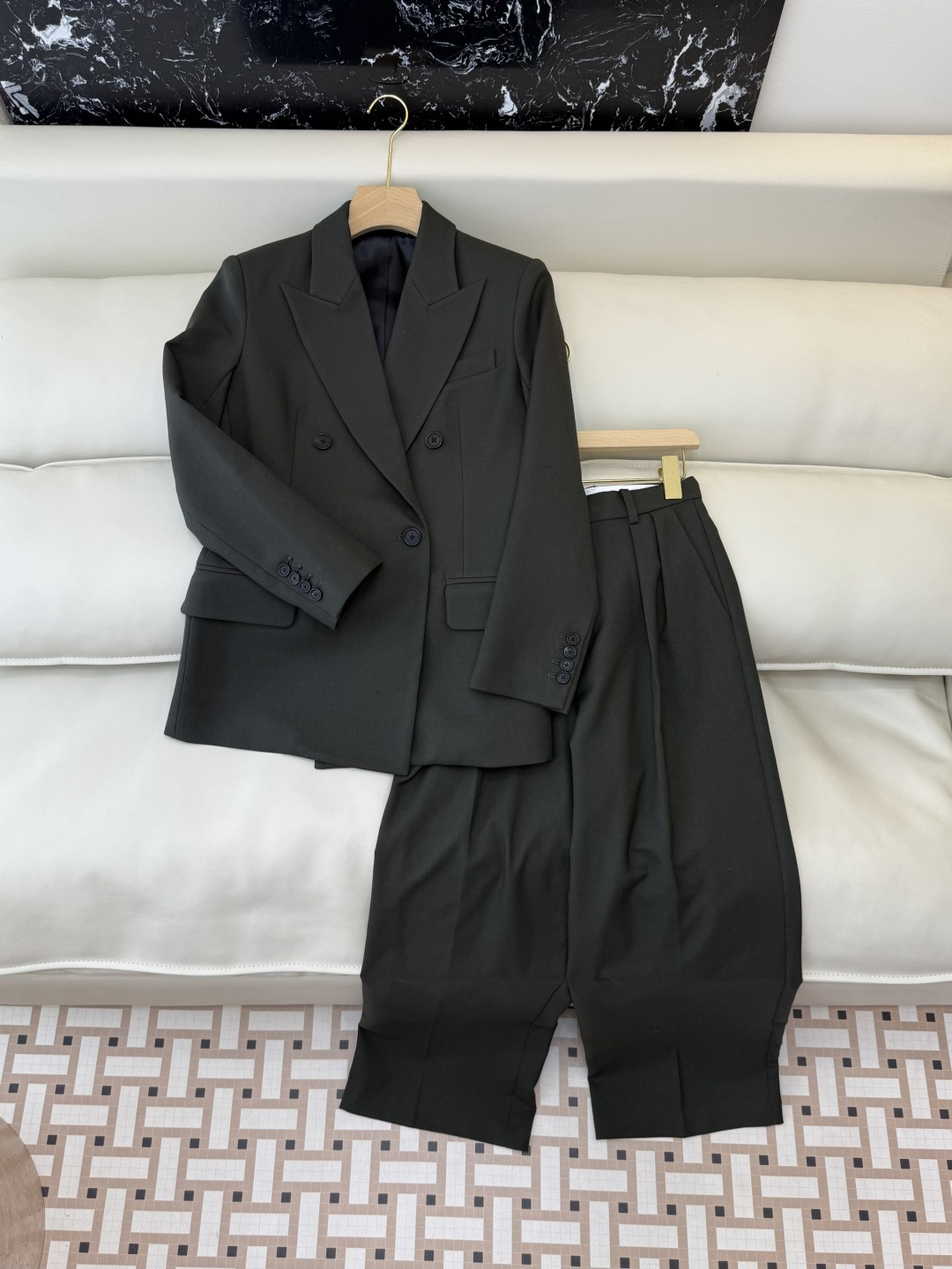NO:658132,XZ0134#New Suit YSL 40 Wool Blazer Pants Suit Green S-XL,,saint laurent,jackets & coats,business suit,alexander wang19860909XZ0134#新款套装 YSL 40 羊毛西装外套长裤套装 绿色 S-XL,,saint laurent,jackets & coats,business suit,alexander wang,Women's clothing