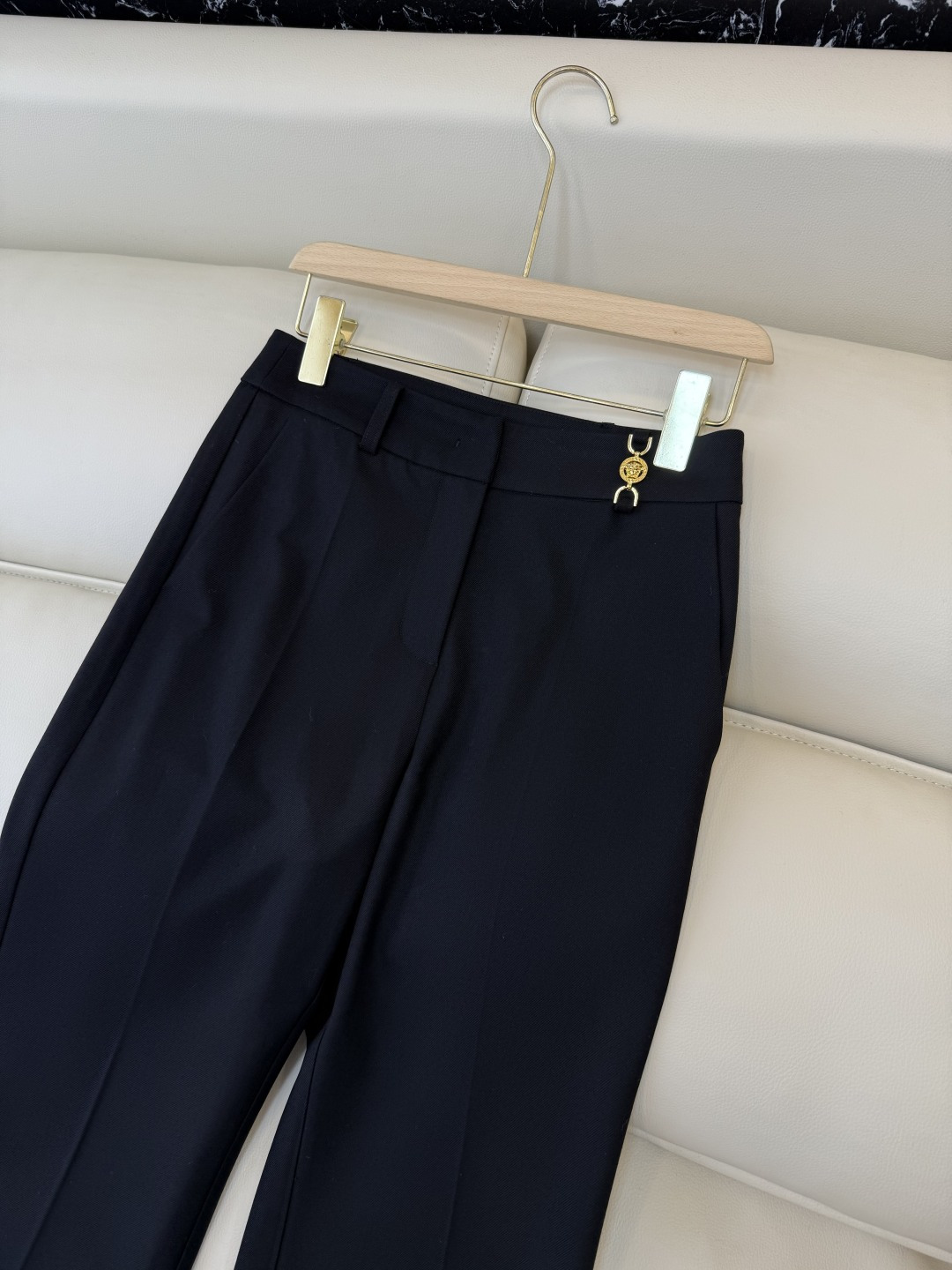 XZ0135#新款套装🌾VERSACE 范思哲 30%羊毛西装外套➕长裤套装 黑色 S-XL