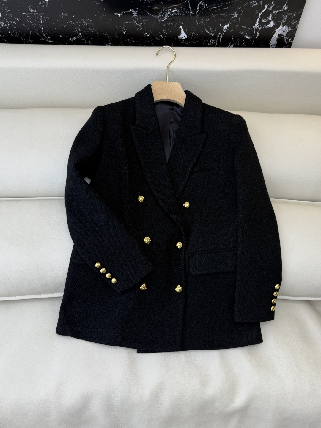 NO:658134,XZ0138# New Jacket P Valentino Warren family sheep wool double-breasted long suit jacket black off-white SMLXL,,valentino,valentino,jackets & coats,business suit,alexander wang19860909XZ0138#新款外套P Valentino 华伦家 绵羊毛 双排扣 长款 西装外套 黑色 米白色 SMLXL,,valentino,valentino,jackets & coats,business suit,alexander wang,Women's clothing