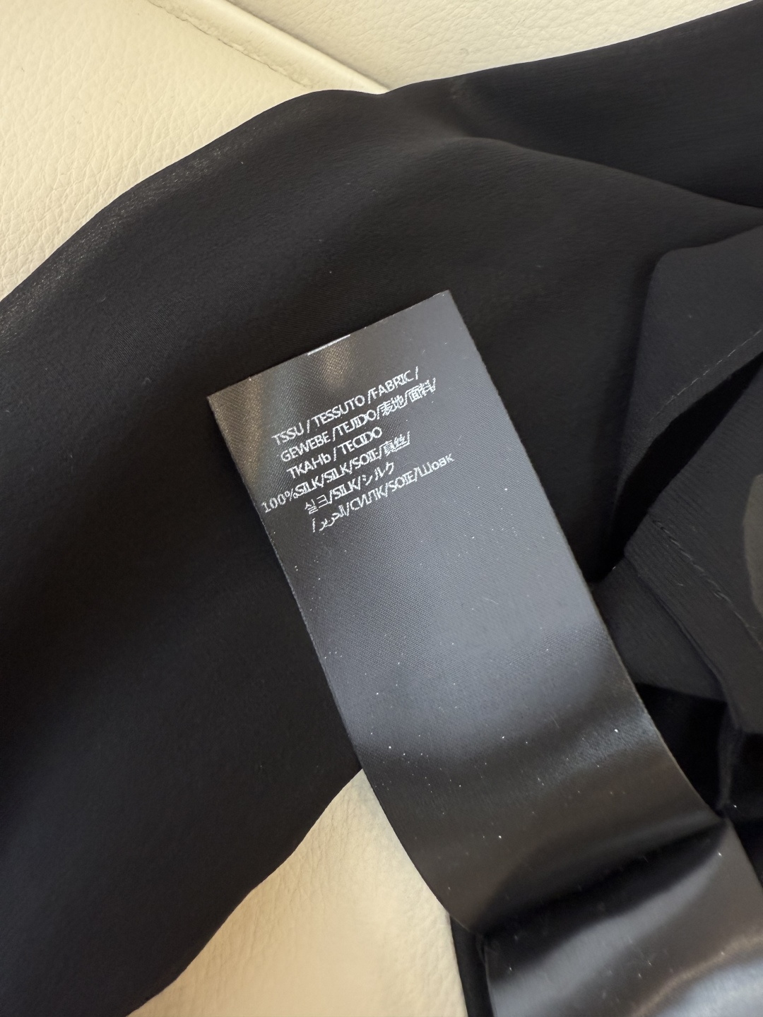 XZ0126#新款衬衫🌾YSL 100% 真丝 蝴蝶结 长袖衬衫 黑色 波点色 SMLXL