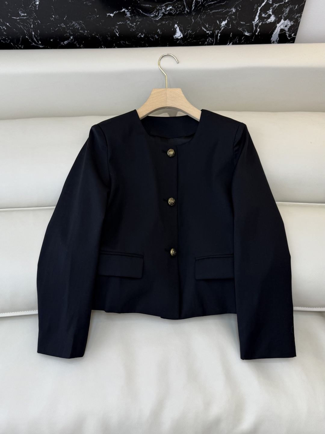 NO:657047,QD7938#New coat Prada wool black small coat 36-42,,prada,jackets & coats,alexander wang19860909QD7938#新款外套 Prada 羊毛黑色小外套 36-42,,prada,jackets & coats,alexander wang,Women's clothing