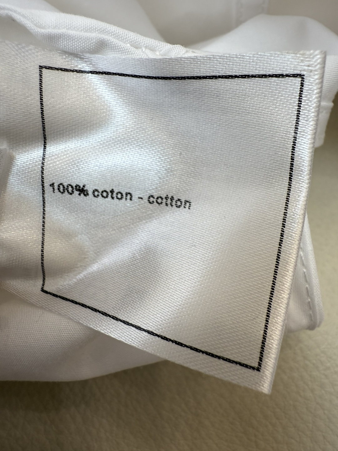 CY068#新款衬衫。chanel 绣字母 长款纯棉衬衫 白色 SML