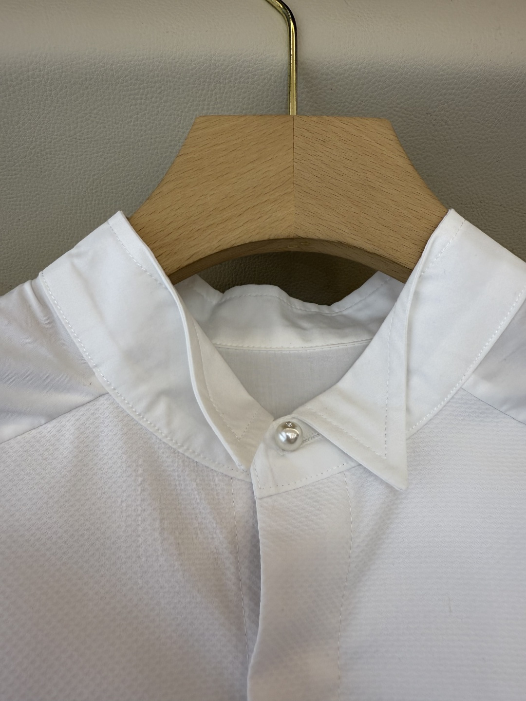 CY068#新款衬衫。chanel 绣字母 长款纯棉衬衫 白色 SML