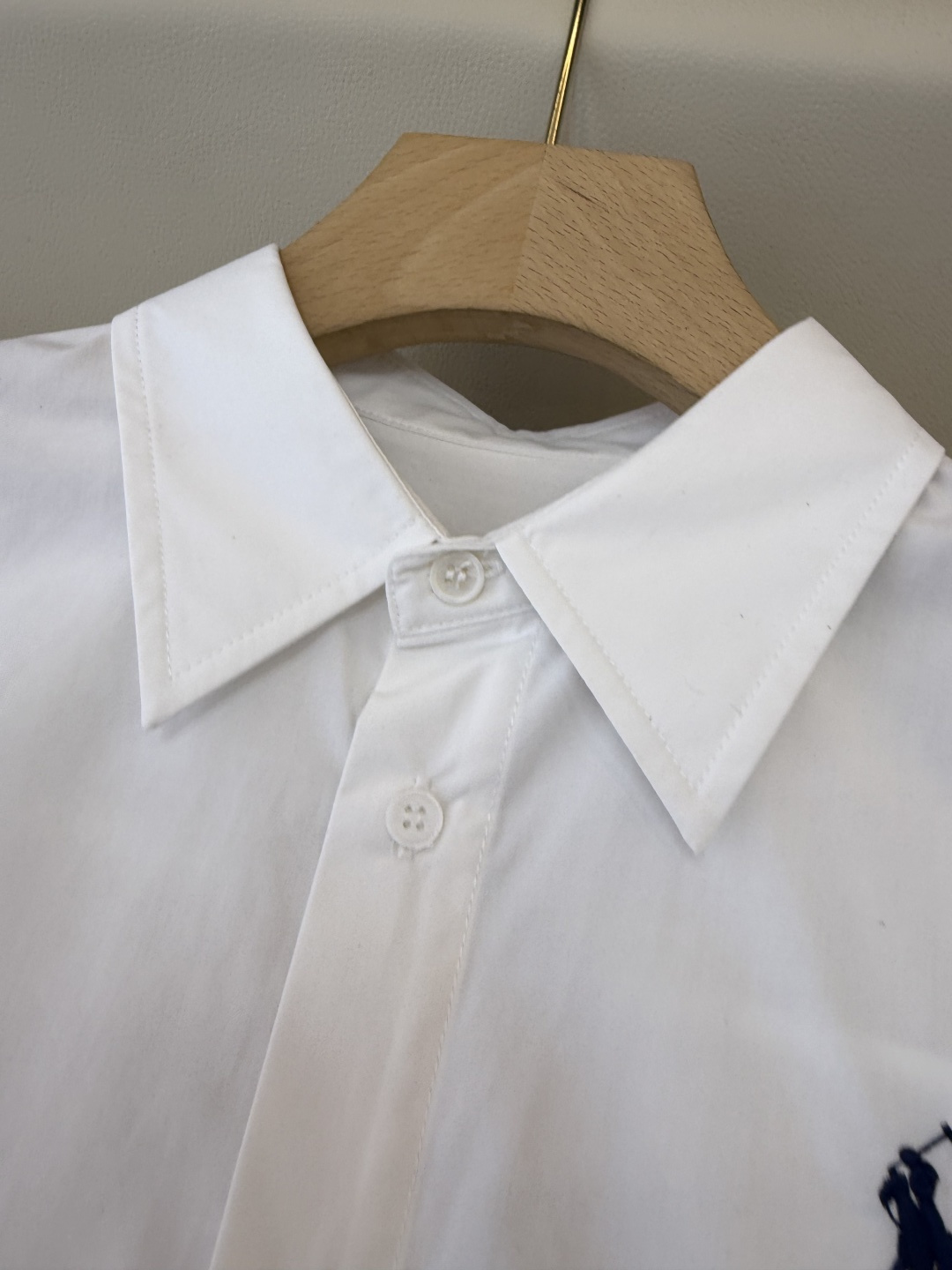 CY065#新款衬衫。polo 长袖纯棉 基础款 衬衫 白色 蓝色 条纹色 SML