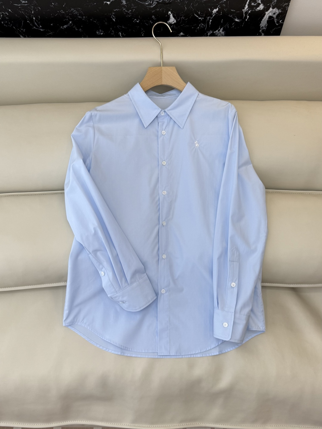 NO:658054,CY065# new shirt polo long-sleeved cotton basic shirt white blue striped color SML,,shirts,alexander wang19860909CY065#新款衬衫 polo 长袖纯棉 基础款 衬衫 白色 蓝色 条纹色 SML,,shirts,alexander wang,Women's clothing