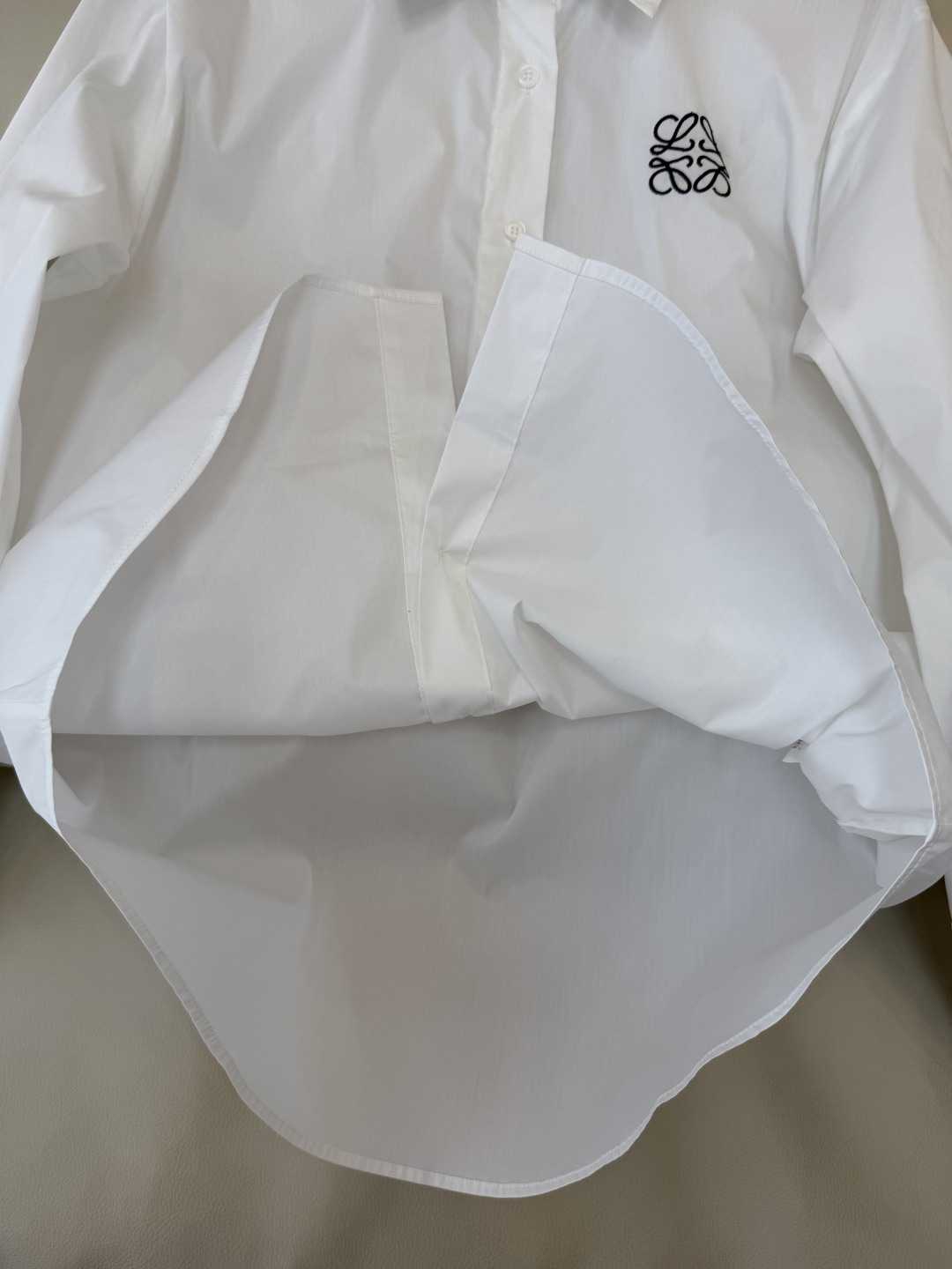 CY050#新款衬衫。Loewe 长袖纯棉 基础款 衬衫 粉色 白色 蓝色 SML