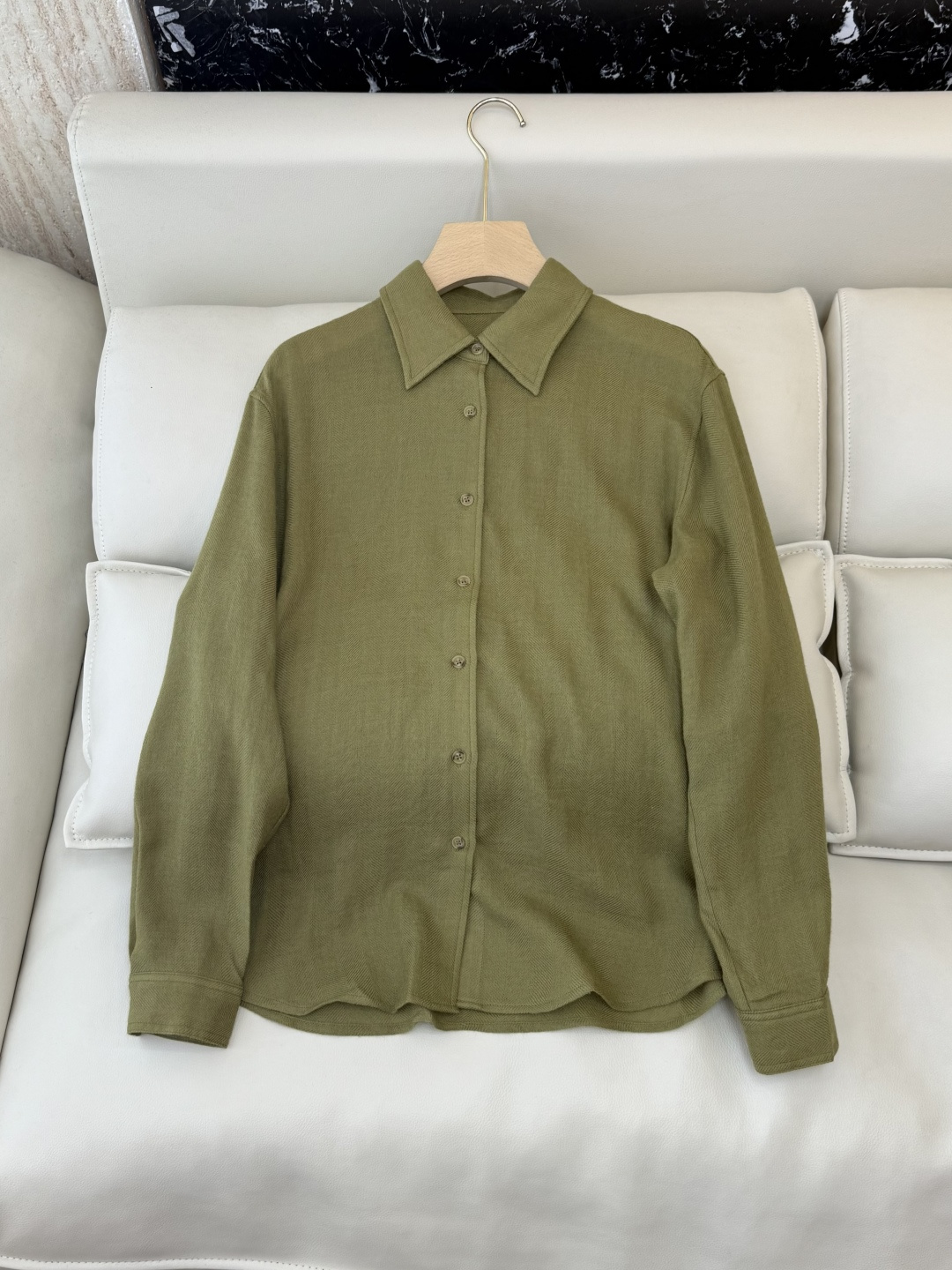 NO:665344,QD7918# new shirt Max mara 89 wool long-sleeved shirt green white SMLXL,,shirts, 19860909QD7918#新款衬衫 Max mara 89羊毛 长袖衬衫 绿色 白色 SMLXL,,shirts, ,Women's clothing