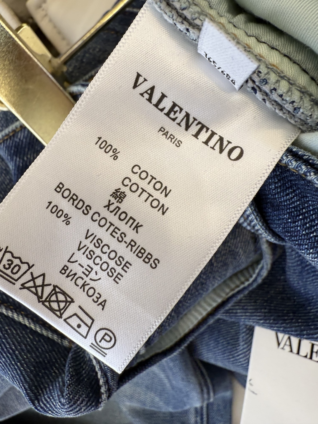 CK038#牛仔裤新款💕Valentino 显瘦显腿长 弹力棉 牛仔裤 S-XL