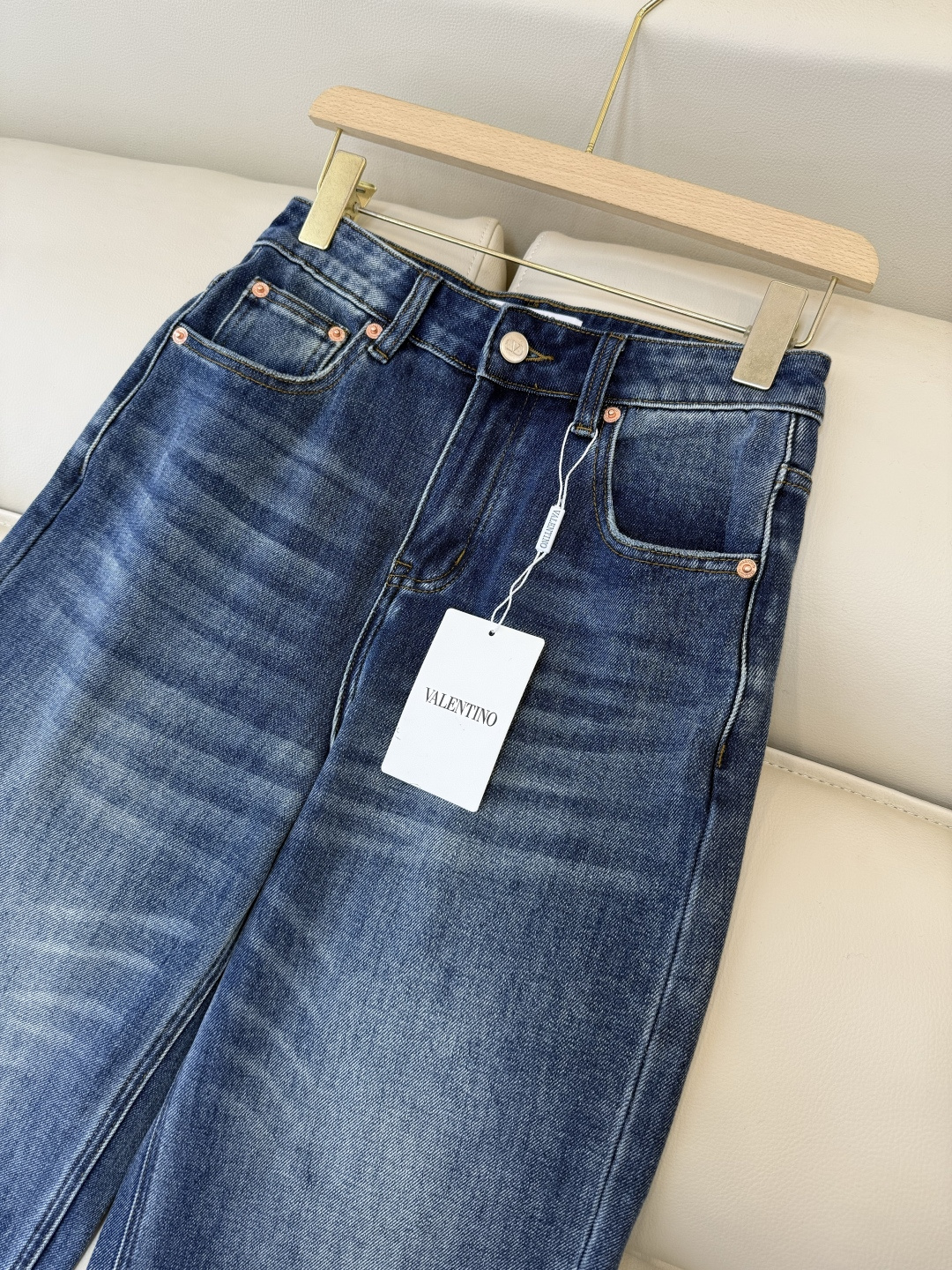 CK038#牛仔裤新款💕Valentino 显瘦显腿长 弹力棉 牛仔裤 S-XL