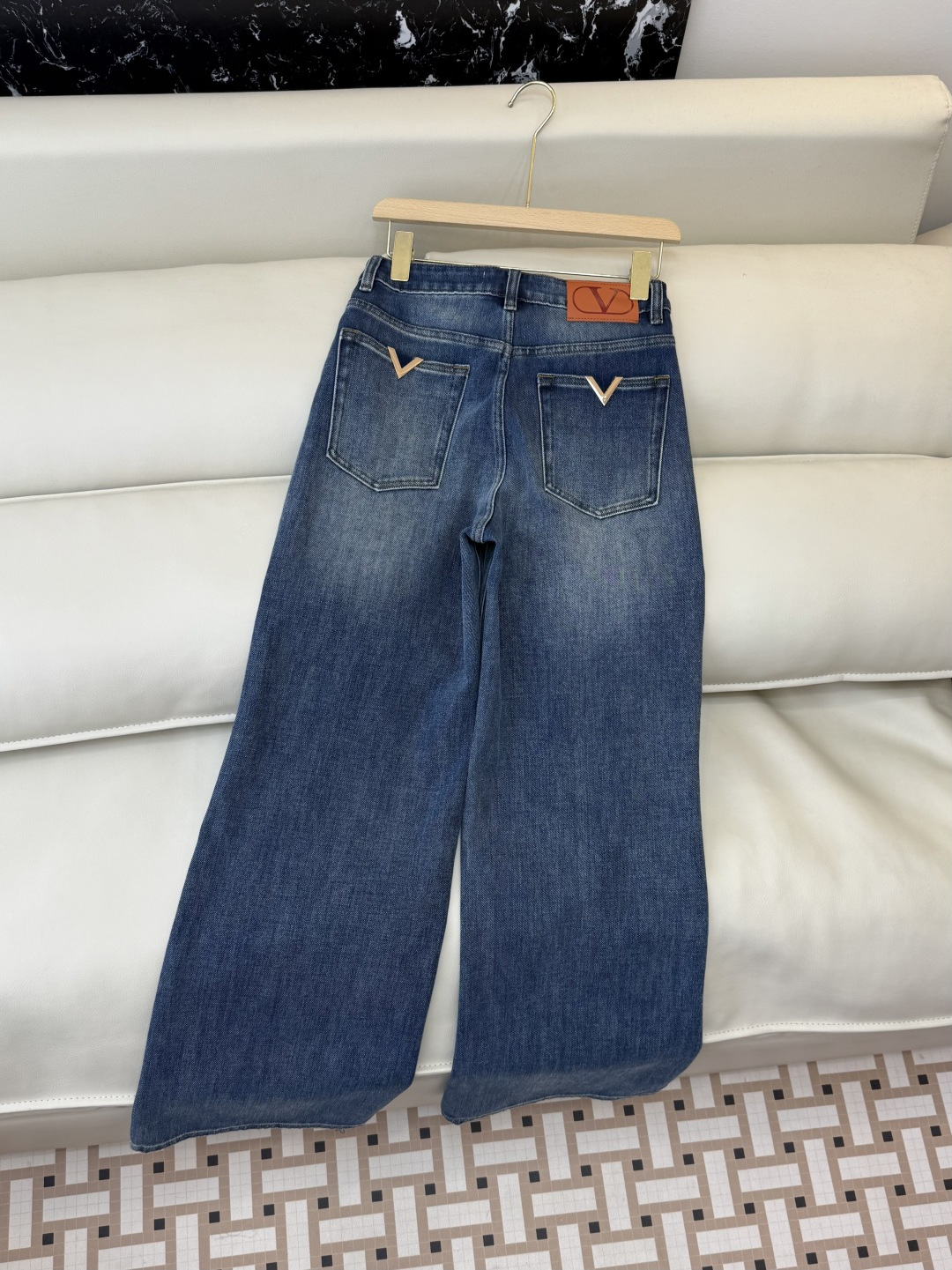 CK038#牛仔裤新款💕Valentino 显瘦显腿长 弹力棉 牛仔裤 S-XL