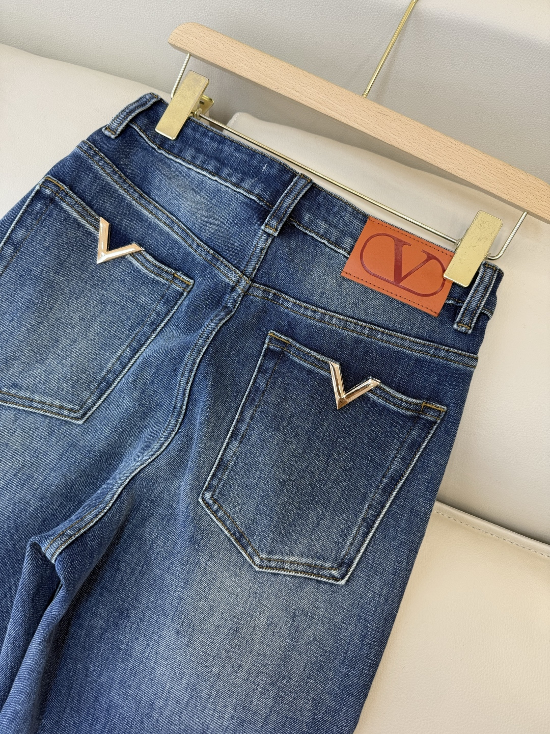 CK038#牛仔裤新款💕Valentino 显瘦显腿长 弹力棉 牛仔裤 S-XL