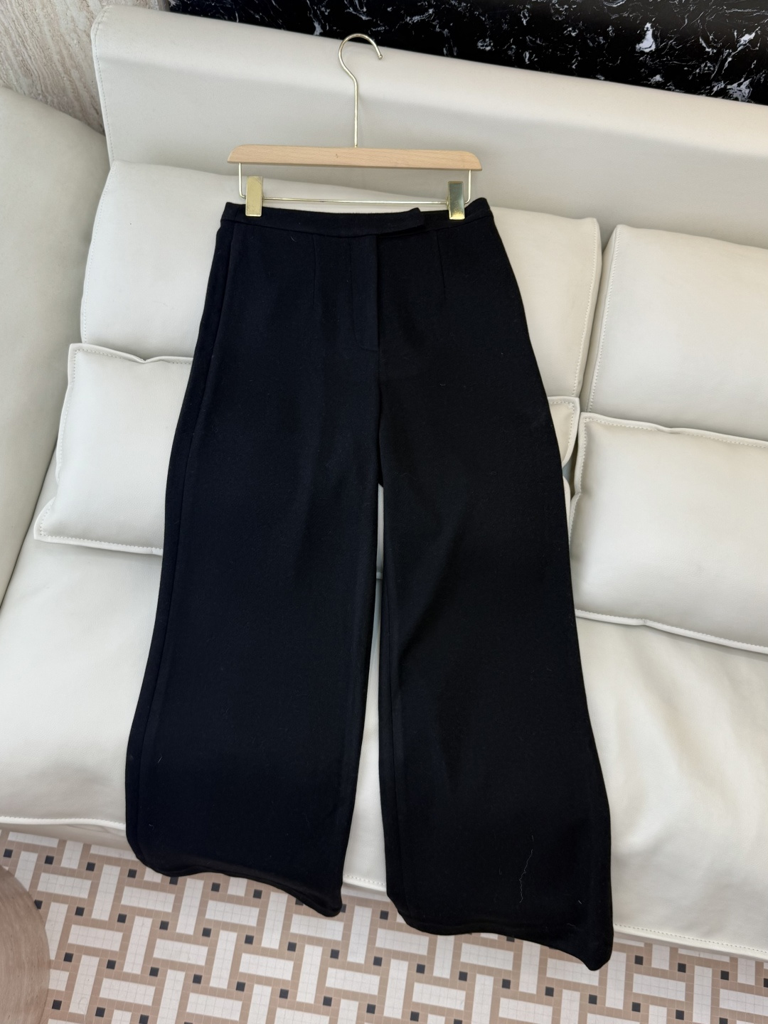 QD7920#新款裤子💕LP 顶级版 36% 羊毛 29% 醋酸 长裤 燕麦色 藏青色 黑色 36-42