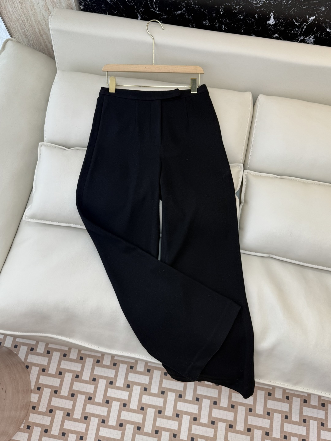 QD7920#新款裤子💕LP 顶级版 36% 羊毛 29% 醋酸 长裤 燕麦色 藏青色 黑色 36-42