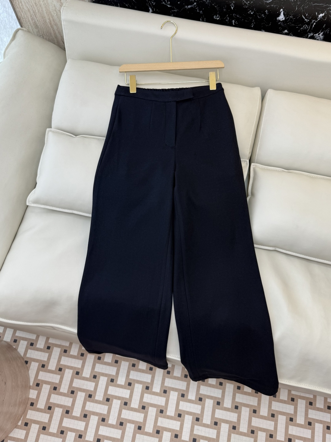 QD7920#新款裤子💕LP 顶级版 36% 羊毛 29% 醋酸 长裤 燕麦色 藏青色 黑色 36-42