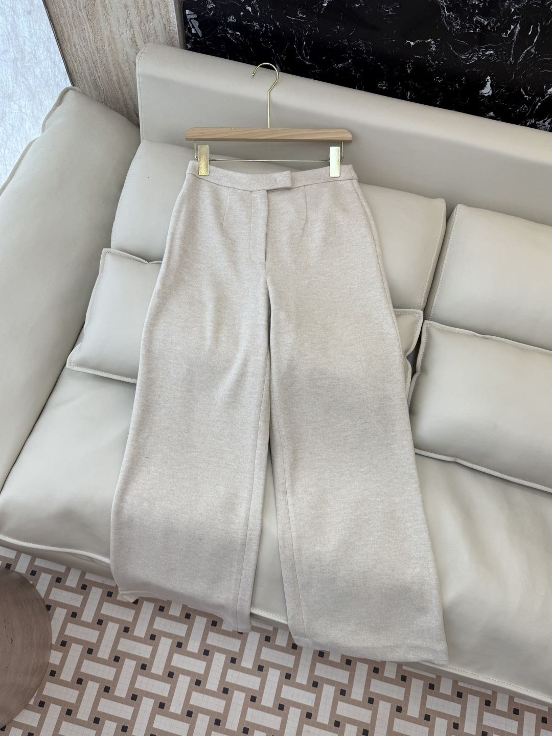 QD7920#新款裤子💕LP 顶级版 36% 羊毛 29% 醋酸 长裤 燕麦色 藏青色 黑色 36-42