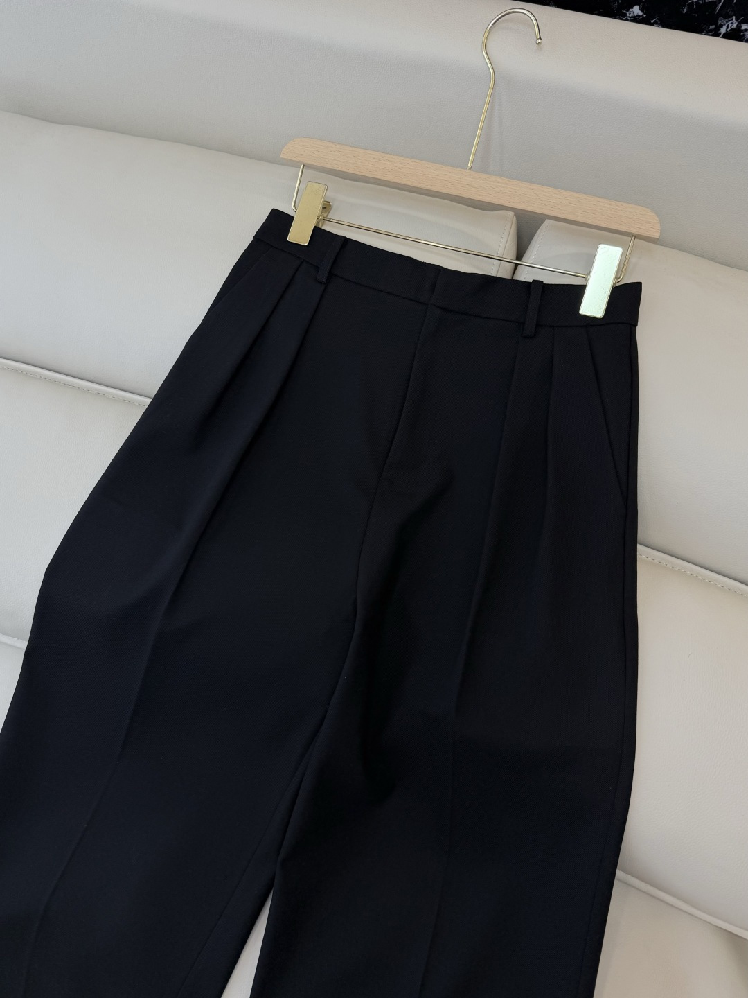 XZ091#新款套装💕YSL 双排扣西装外套➕长裤套装 黑色 SMLXL