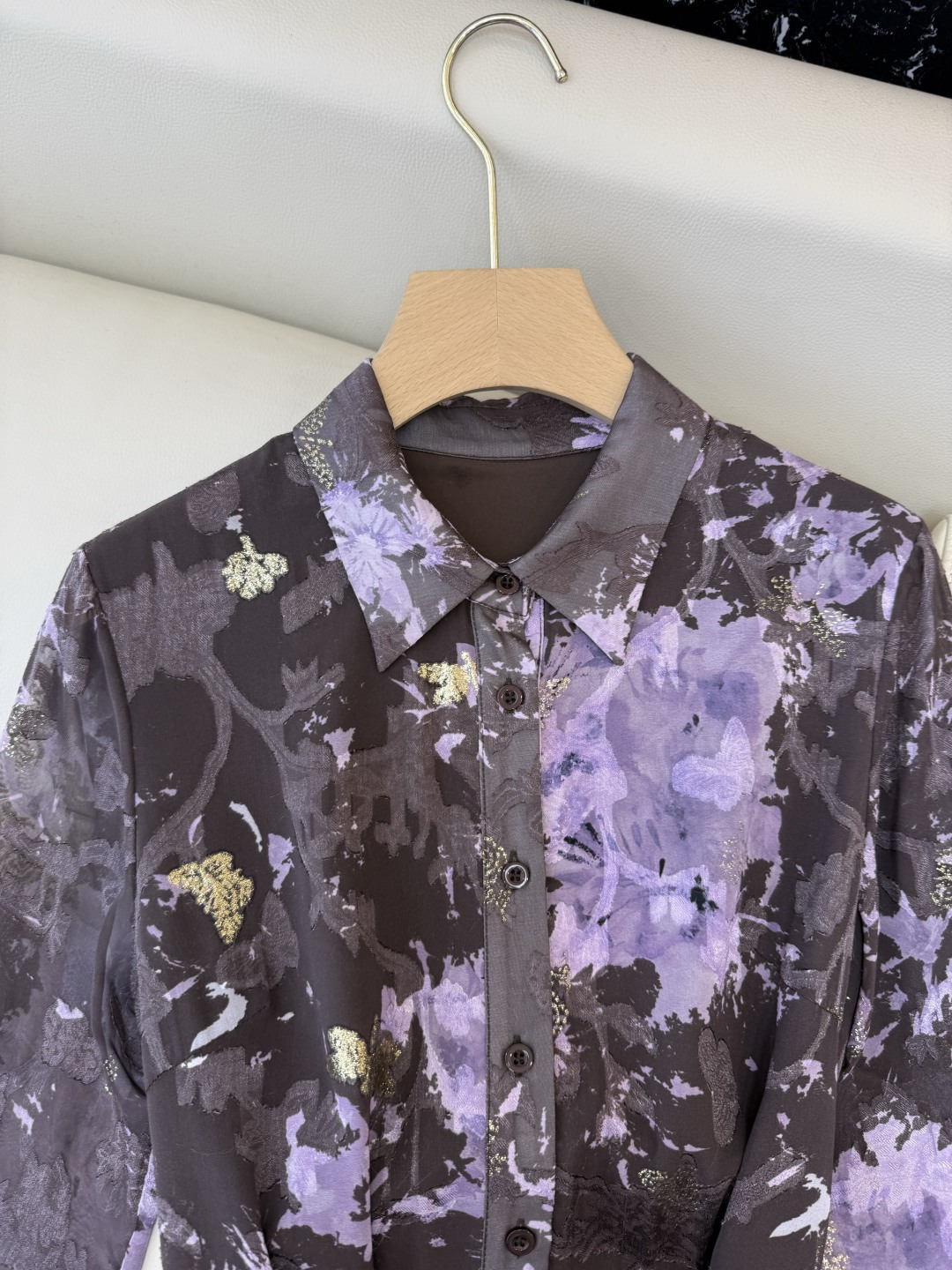 XF057#新款套装💕飘逸印花长袖 长裙 连衣裙 SMLXL