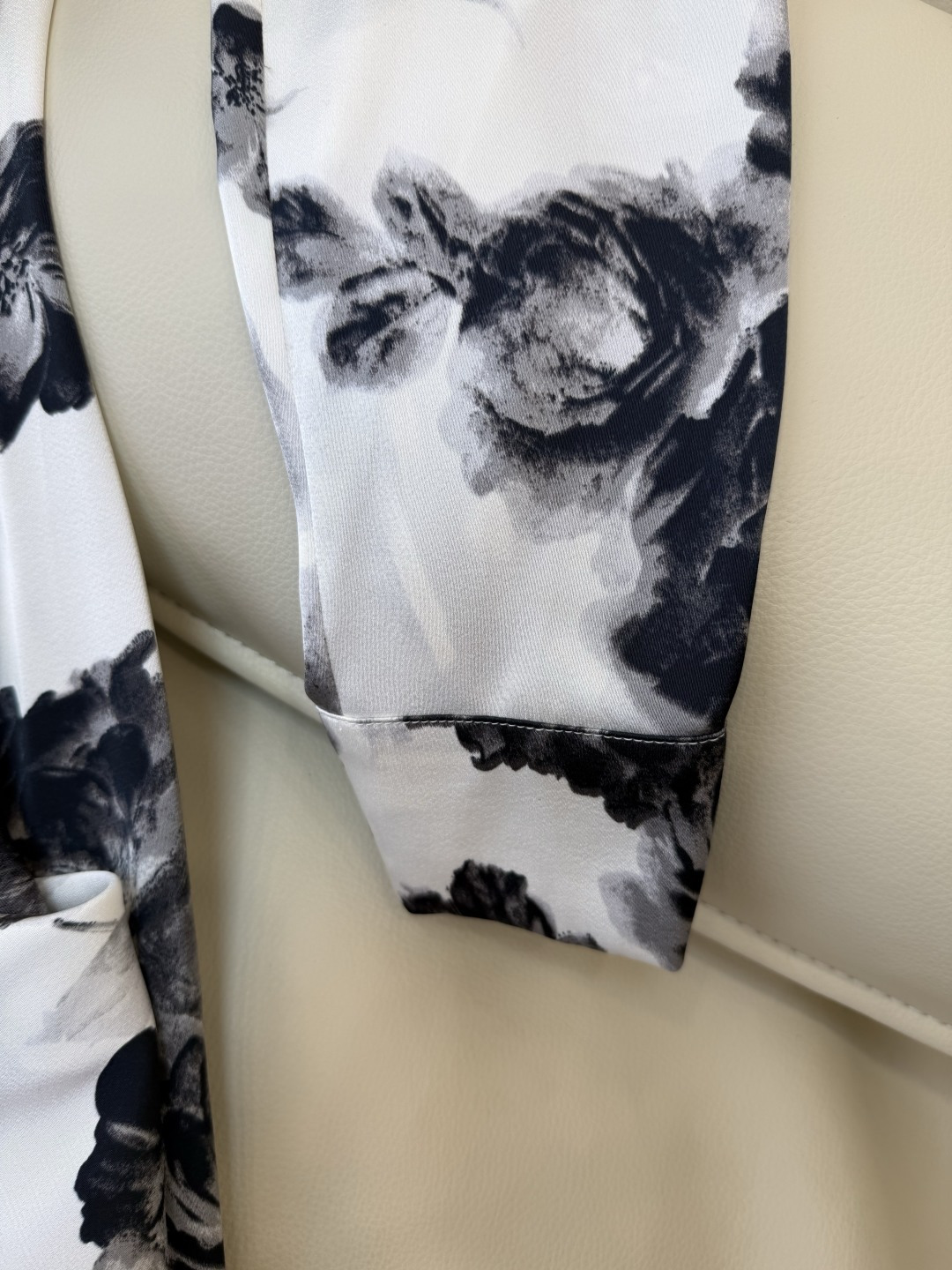 XF062#新款连衣裙💕飘逸印花水墨画 长袖 长裙 连衣裙 SMLXL