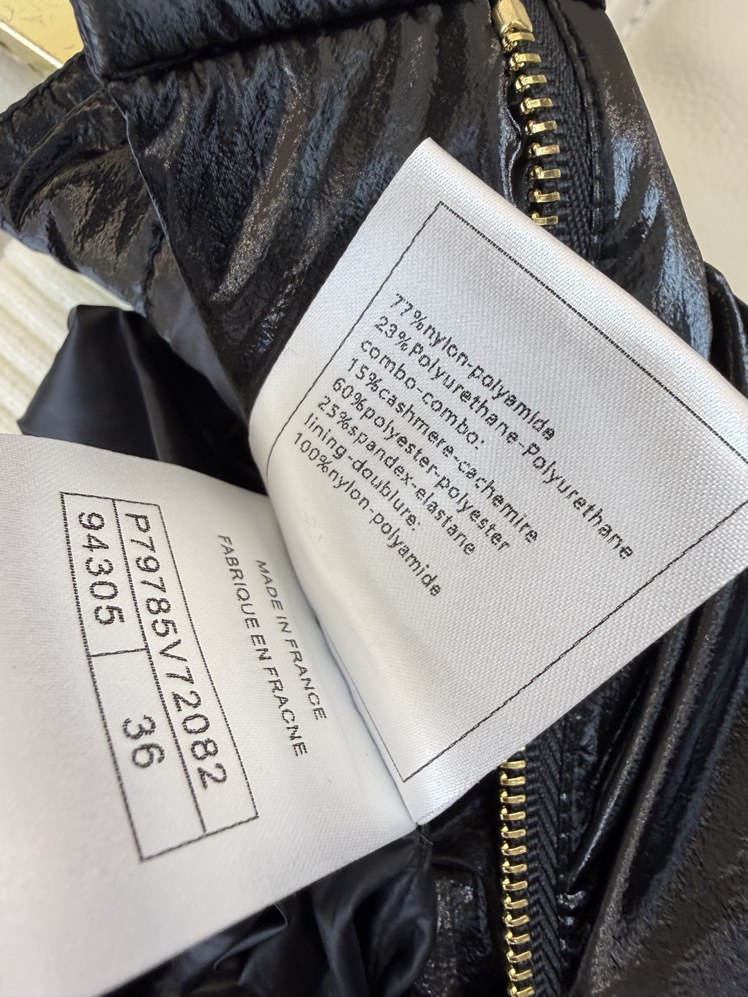 QGL037#新款羽绒裤💕Chanel 羊绒拼接 羽绒裤 黑色 白色 36/38/40/42