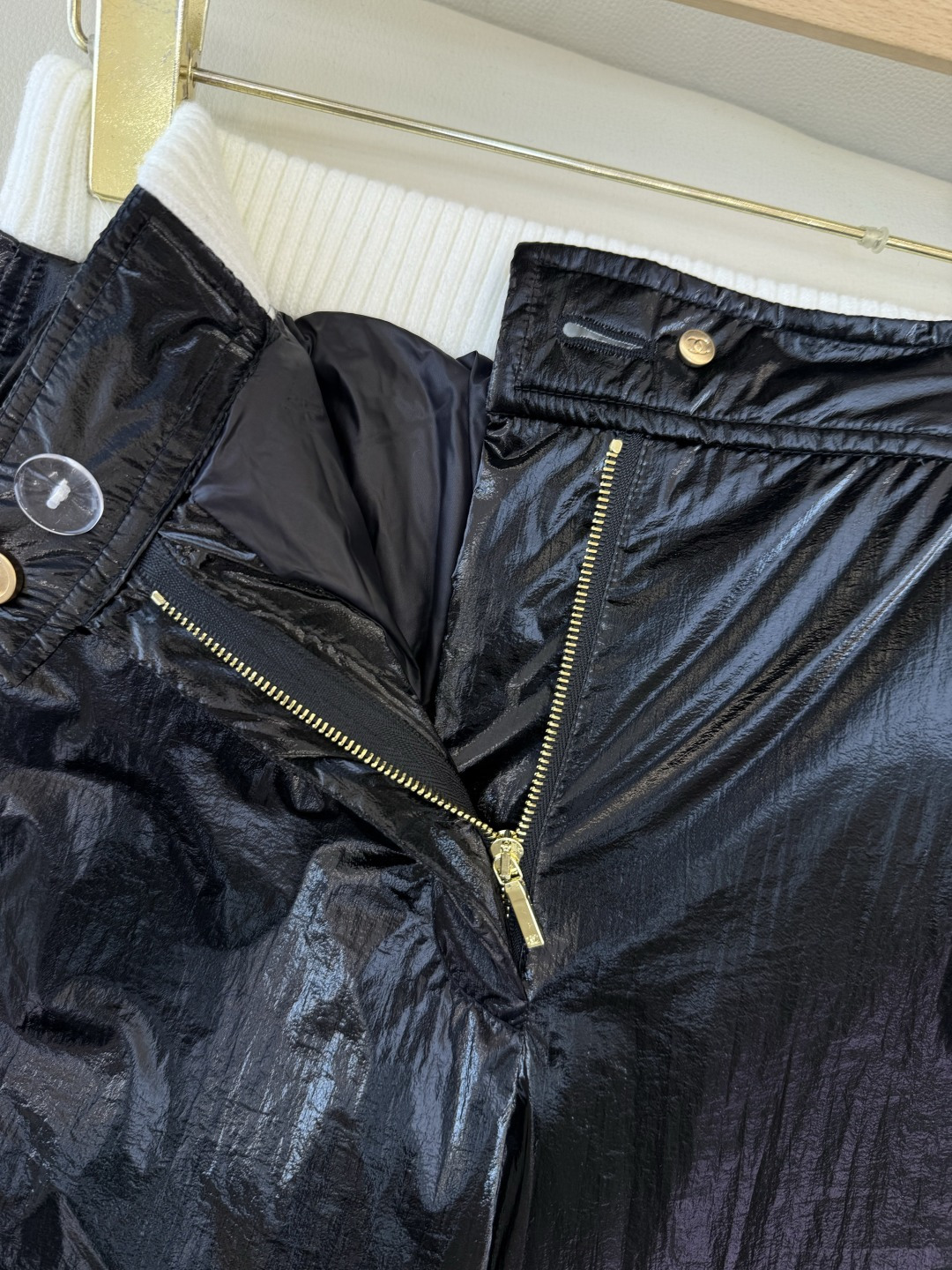 QGL037#新款羽绒裤💕Chanel 羊绒拼接 羽绒裤 黑色 白色 36/38/40/42