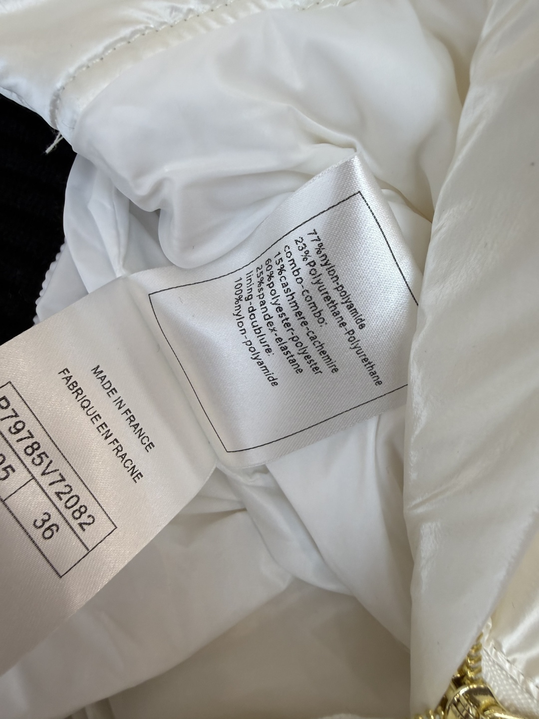 QGL037#新款羽绒裤💕Chanel 羊绒拼接 羽绒裤 黑色 白色 36/38/40/42