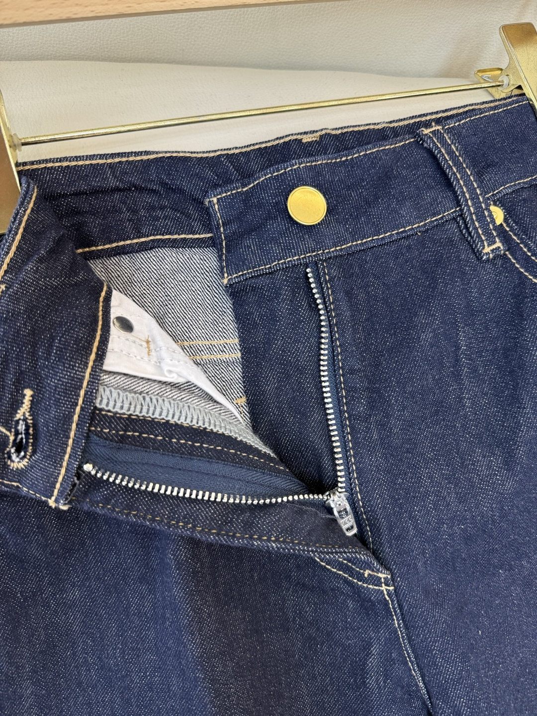 MA010#新款牛仔裤💕LV 老花logo印花 水洗牛仔棉牛仔裤 蓝色 25-30