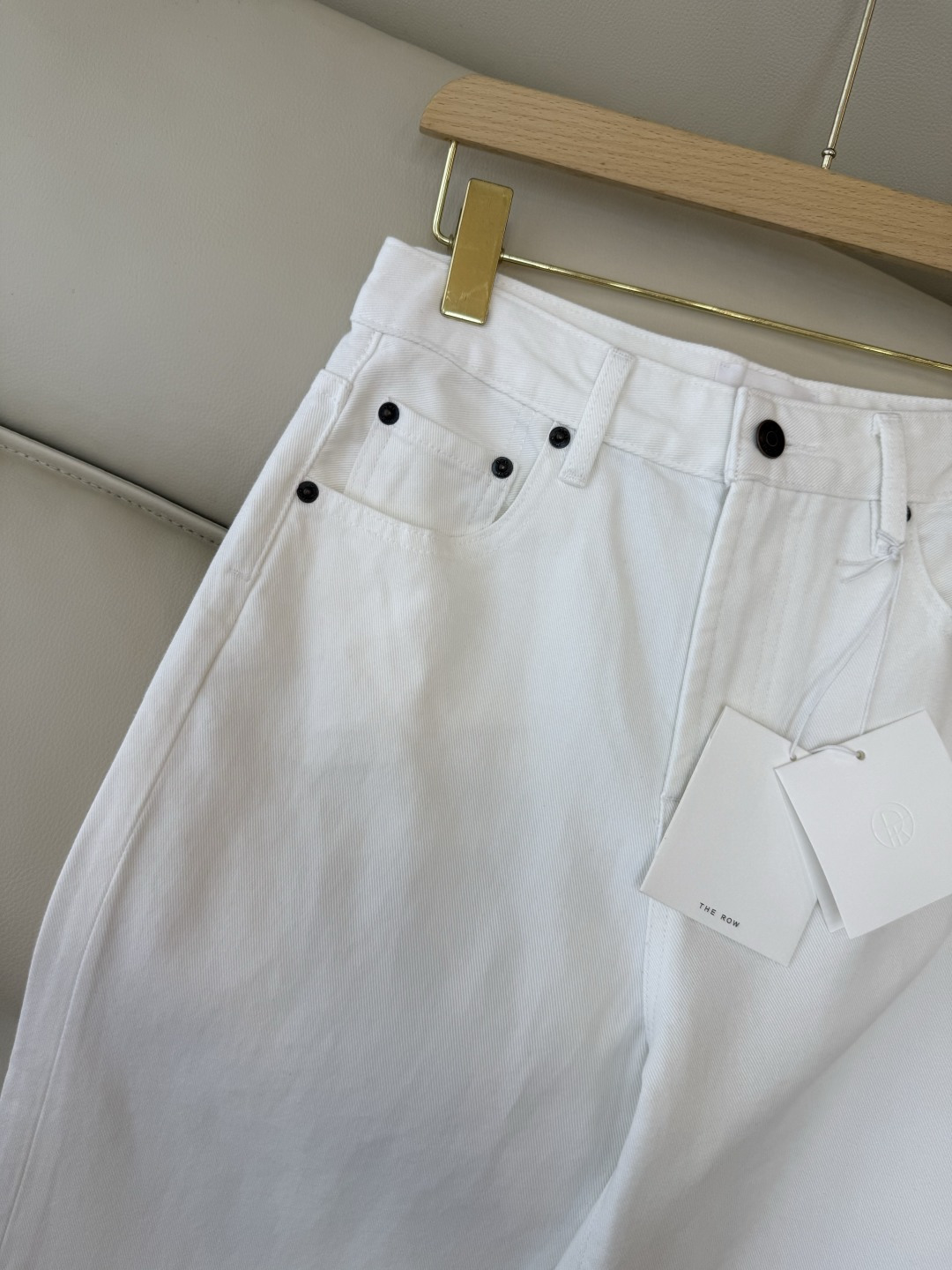 MA005#新款牛仔裤💕The row 水洗牛仔棉牛仔裤 白色 25-30