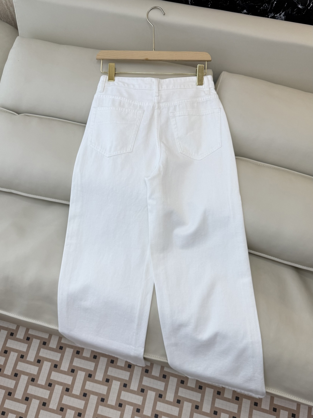 MA005#新款牛仔裤💕The row 水洗牛仔棉牛仔裤 白色 25-30