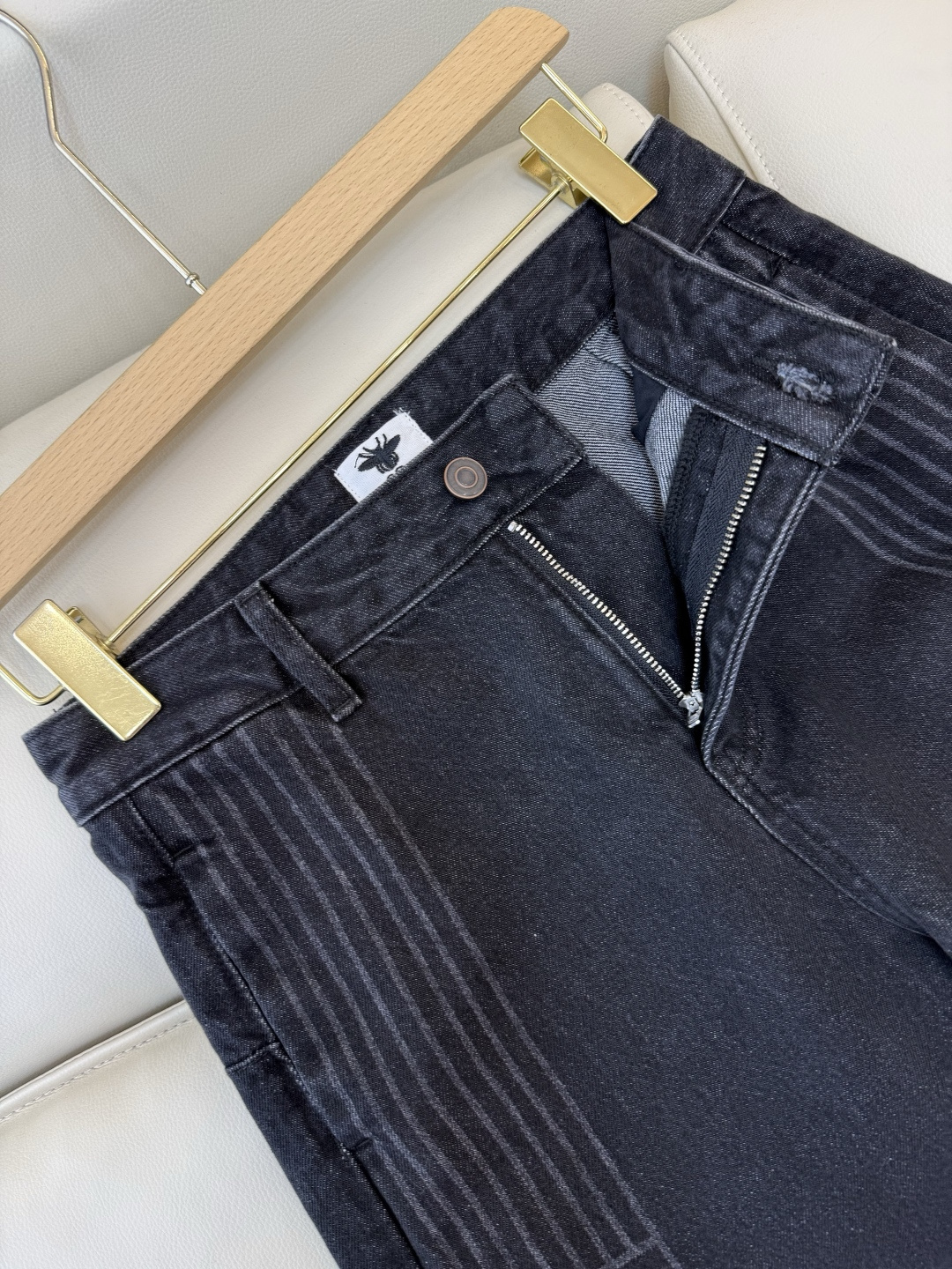 MA001#新款牛仔裤💕Dior 水洗牛仔棉牛仔裤 黑色 蓝色 25-30