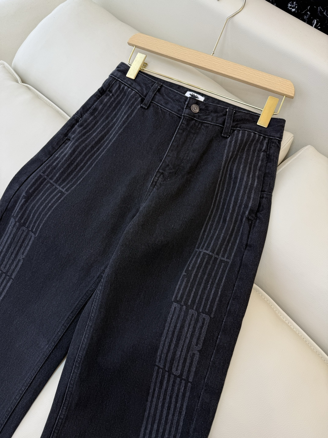 MA001#新款牛仔裤💕Dior 水洗牛仔棉牛仔裤 黑色 蓝色 25-30