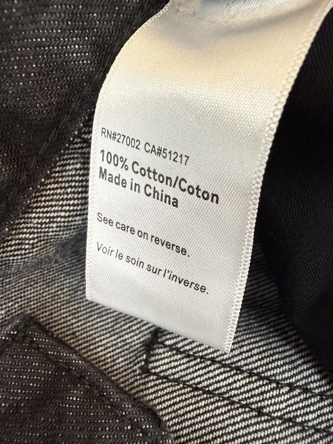 MA001#新款牛仔裤💕Dior 水洗牛仔棉牛仔裤 黑色 蓝色 25-30