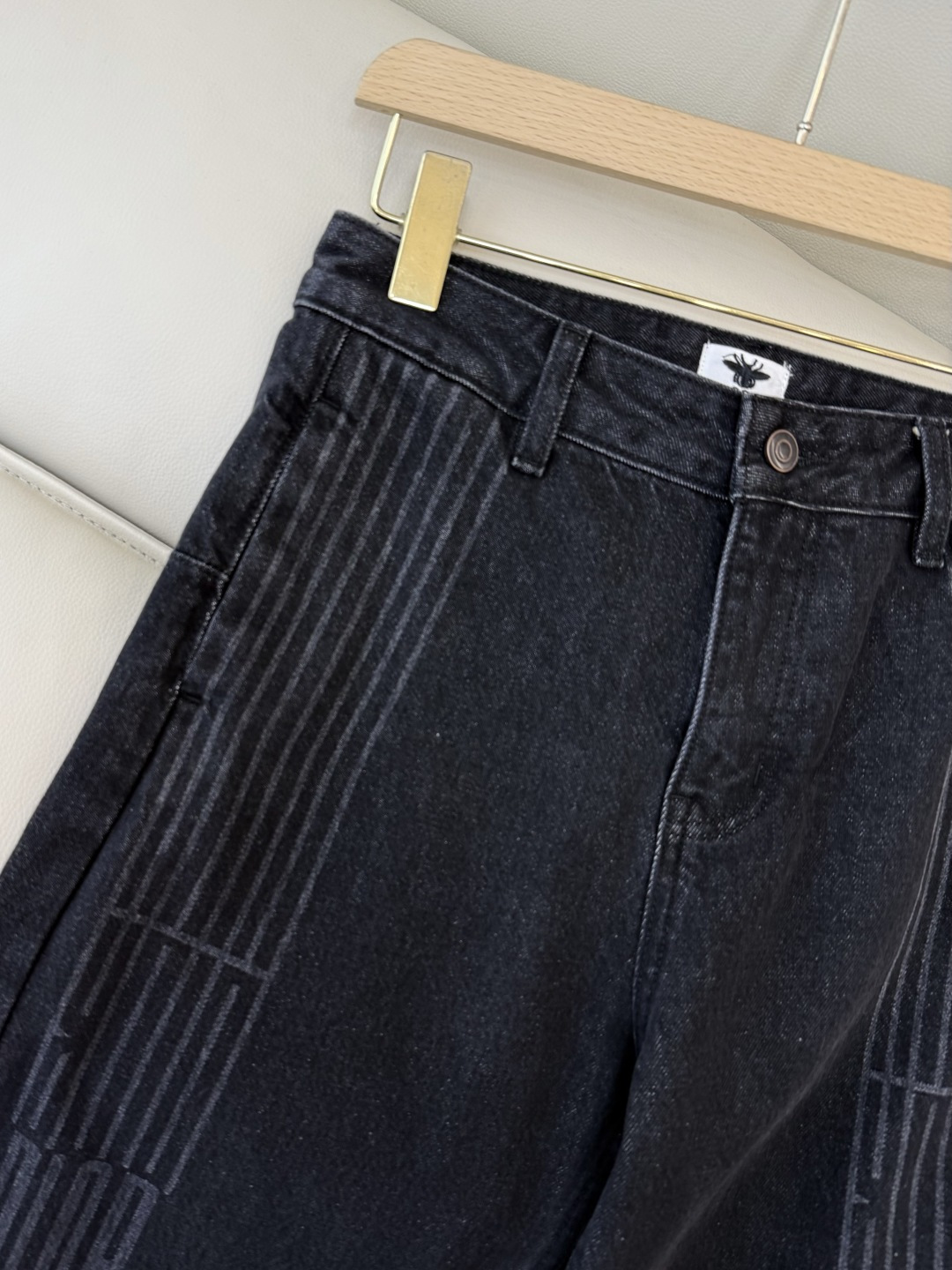 MA001#新款牛仔裤💕Dior 水洗牛仔棉牛仔裤 黑色 蓝色 25-30