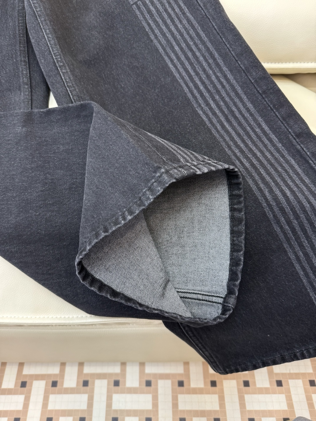 MA001#新款牛仔裤💕Dior 水洗牛仔棉牛仔裤 黑色 蓝色 25-30