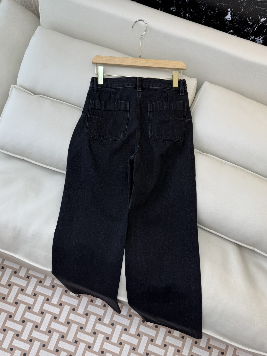 MA001#新款牛仔裤💕Dior 水洗牛仔棉牛仔裤 黑色 蓝色 25-30