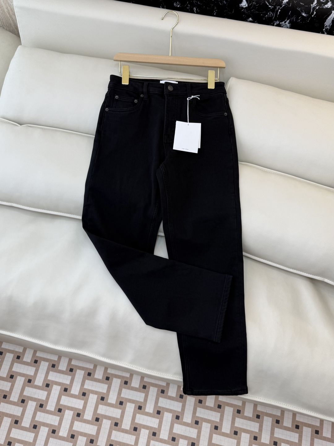 MA009#新款牛仔裤💕The row 水洗牛仔棉牛仔裤 黑色 蓝色 25-30