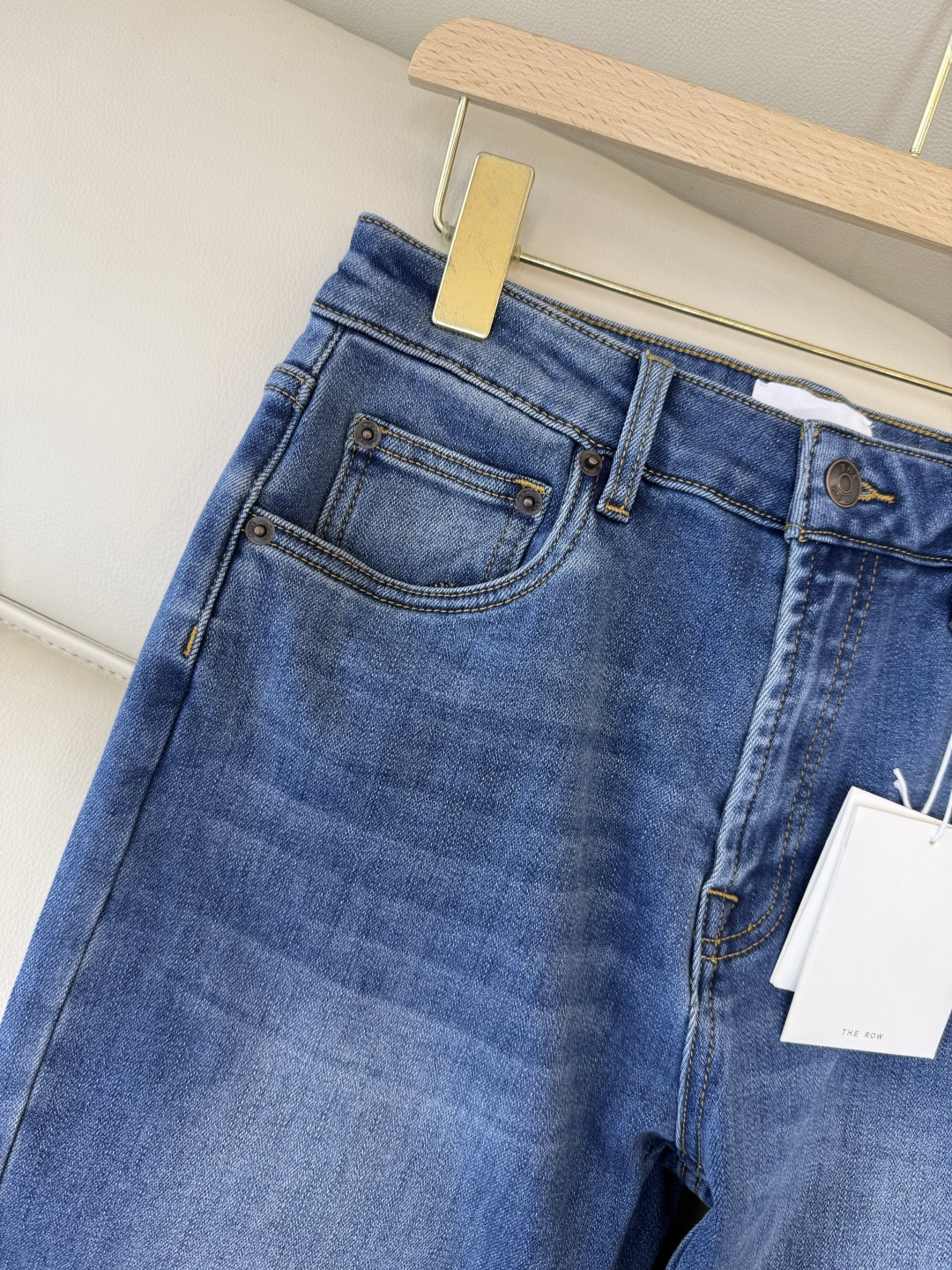 MA009#新款牛仔裤💕The row 水洗牛仔棉牛仔裤 黑色 蓝色 25-30