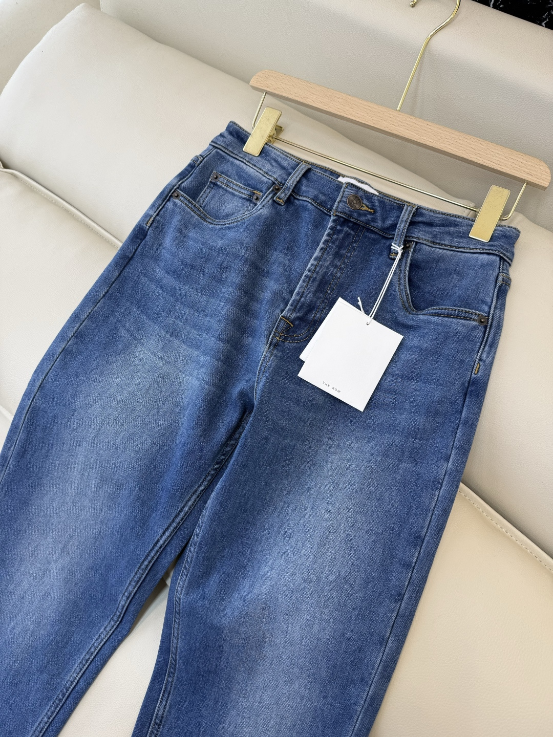 MA009#新款牛仔裤💕The row 水洗牛仔棉牛仔裤 黑色 蓝色 25-30