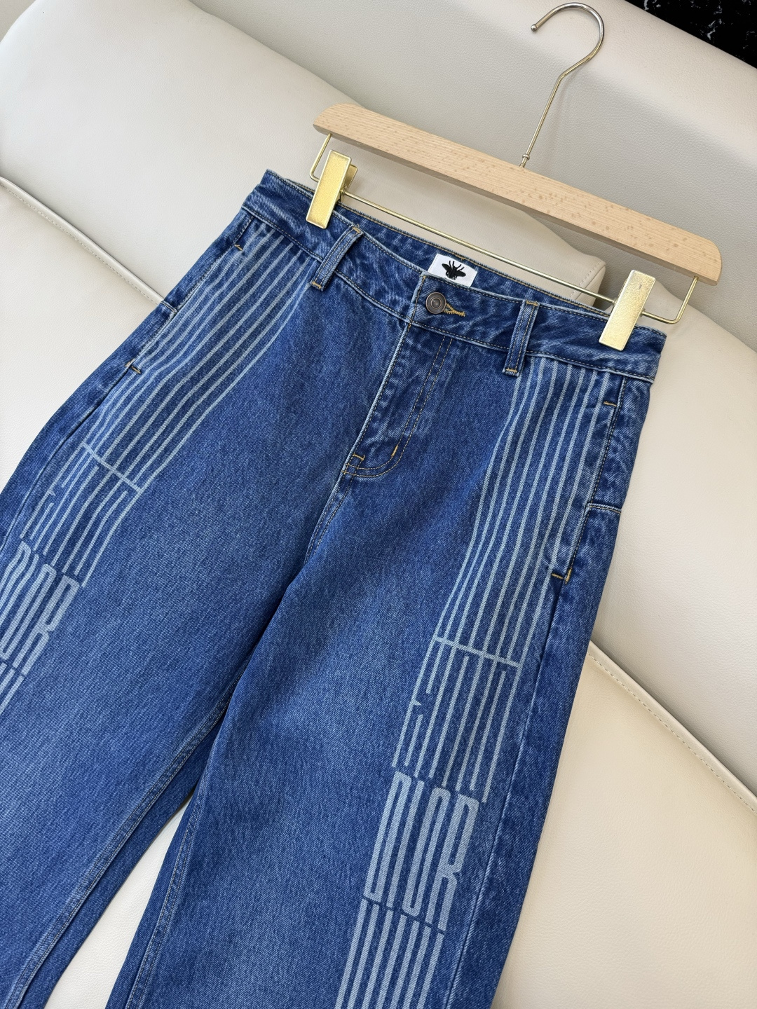 MA001#新款牛仔裤💕Dior 水洗牛仔棉牛仔裤 黑色 蓝色 25-30