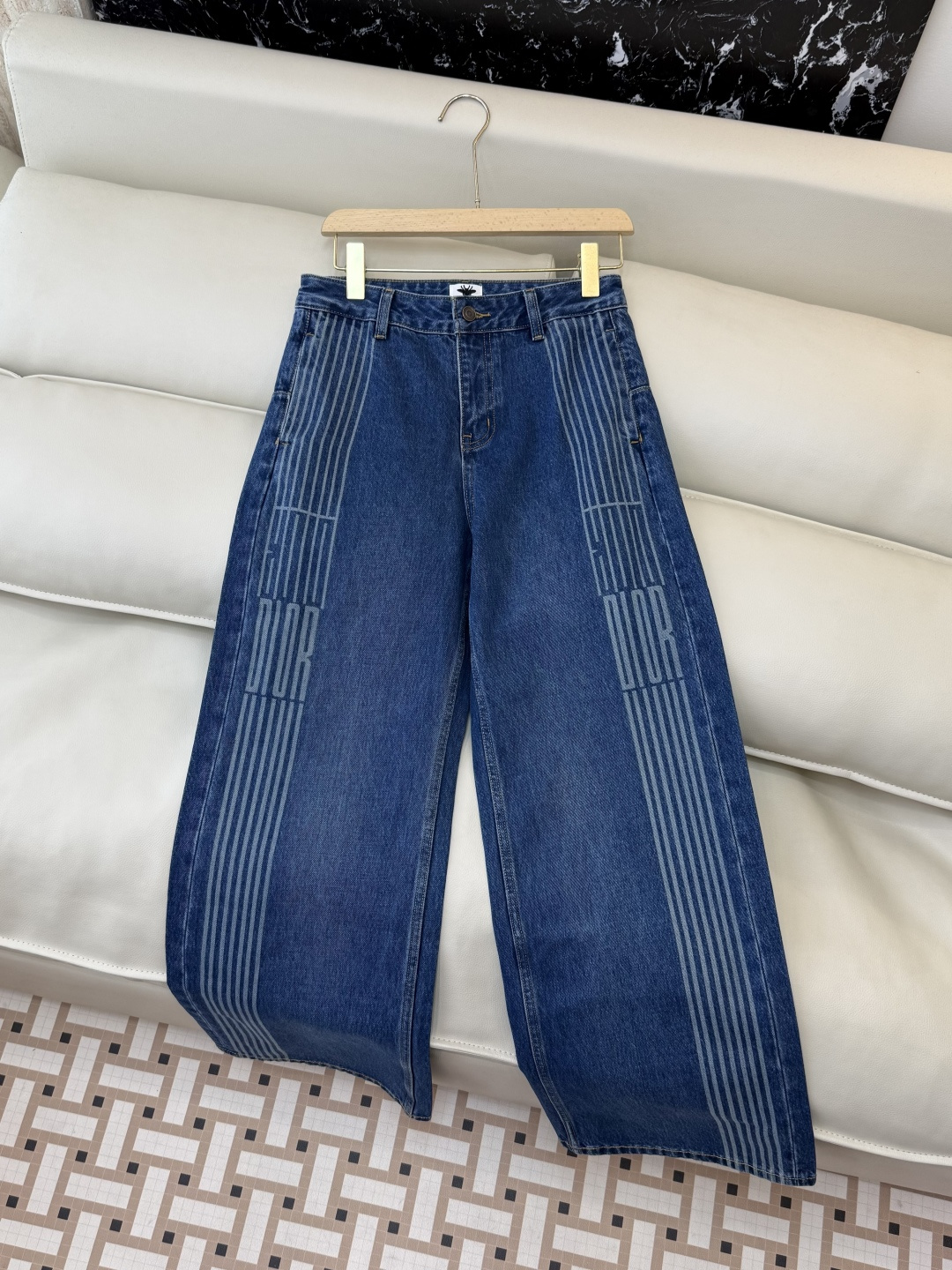 MA001#新款牛仔裤💕Dior 水洗牛仔棉牛仔裤 黑色 蓝色 25-30
