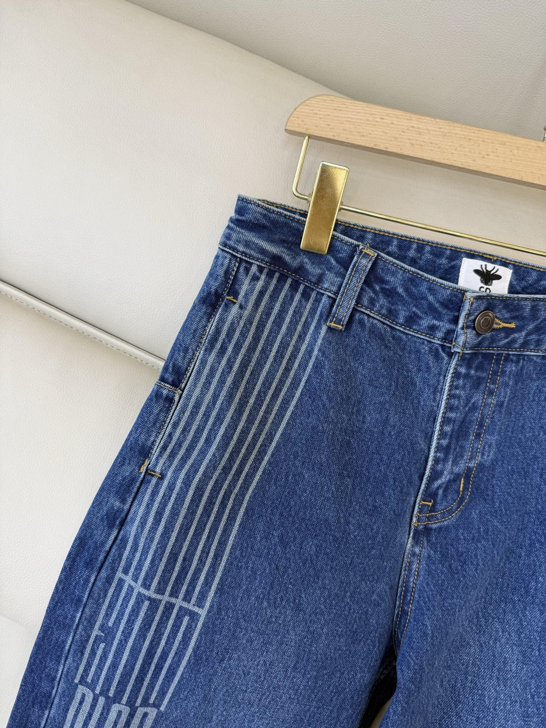 MA001#新款牛仔裤💕Dior 水洗牛仔棉牛仔裤 黑色 蓝色 25-30