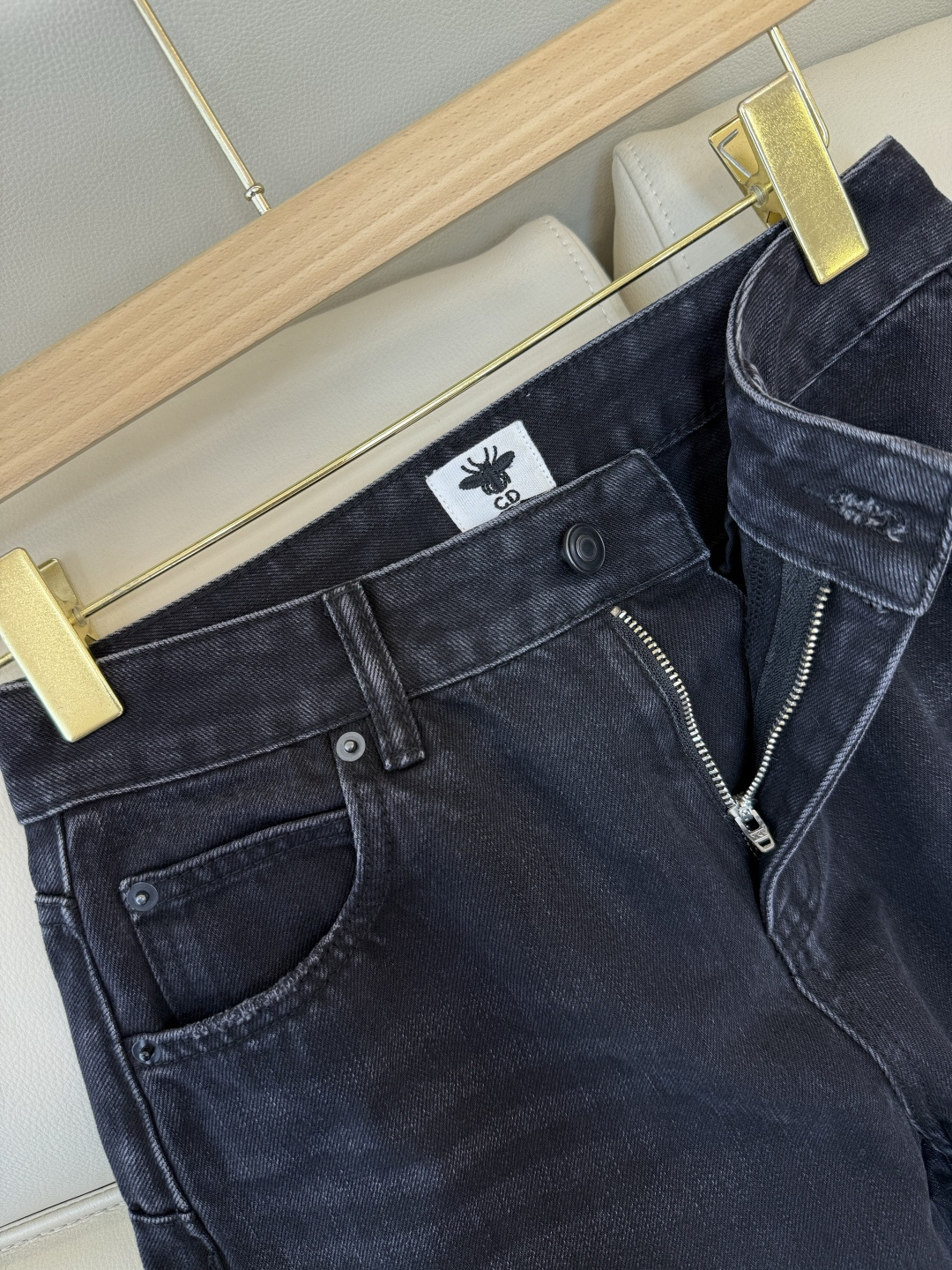 MA004#新款牛仔裤💕Dior 水洗牛仔棉牛仔裤 黑色 25-30