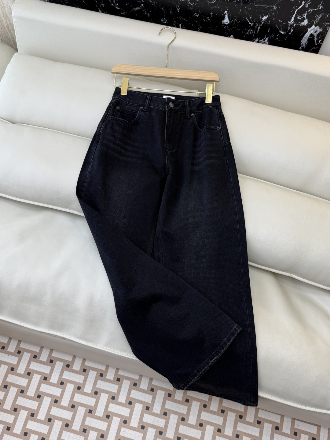 MA004#新款牛仔裤💕Dior 水洗牛仔棉牛仔裤 黑色 25-30