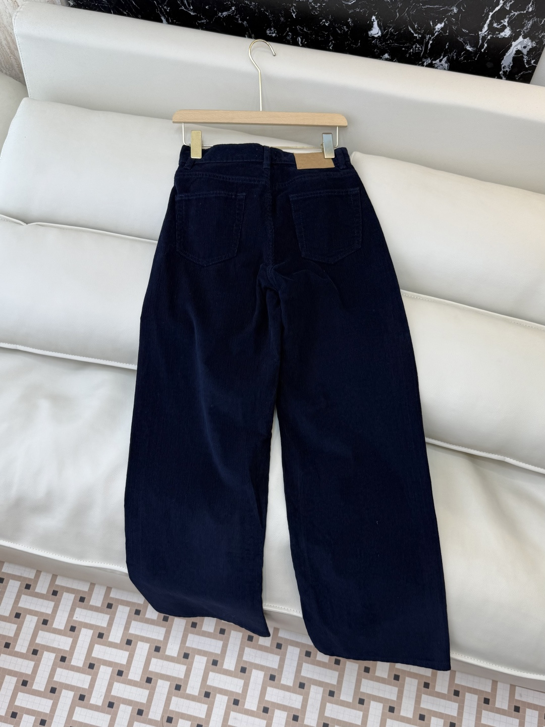 MA003#新款裤子💕celine 灯芯绒 秋冬长裤 蓝色 25-30