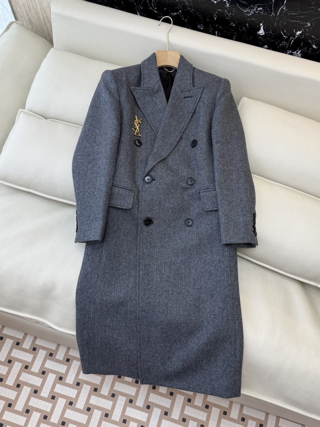 NO:667614,XZ0148# New Jacket YSL Super Popular 50 Wool Suit Material Long Sleeve Jacket Gray SMLXL, saint laurent, jackets & coats, business suit,  19860909XZ0148#新款外套 YSL 超级大爆款 50羊毛 西装料长袖外套 灰色 SMLXL,,saint laurent,jackets & coats,business suit, ,Women's clothing