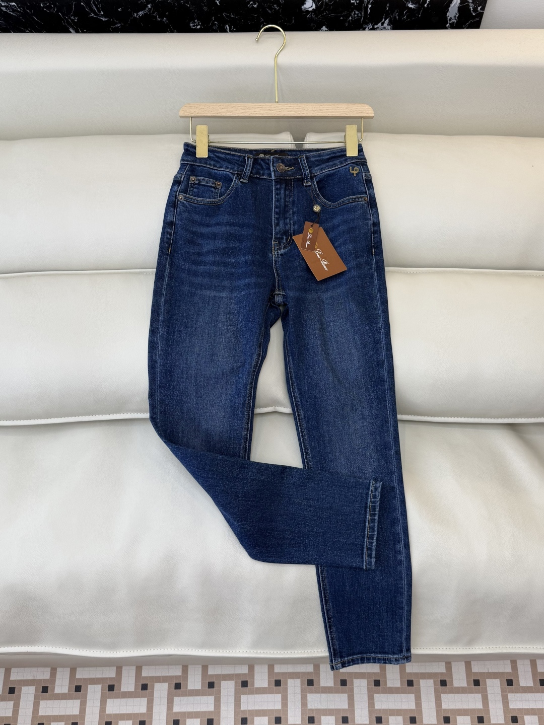 NZ016#新款牛仔裤💕LP 超舒适 绣花款logo 直筒 牛仔裤 26/27/28/29
