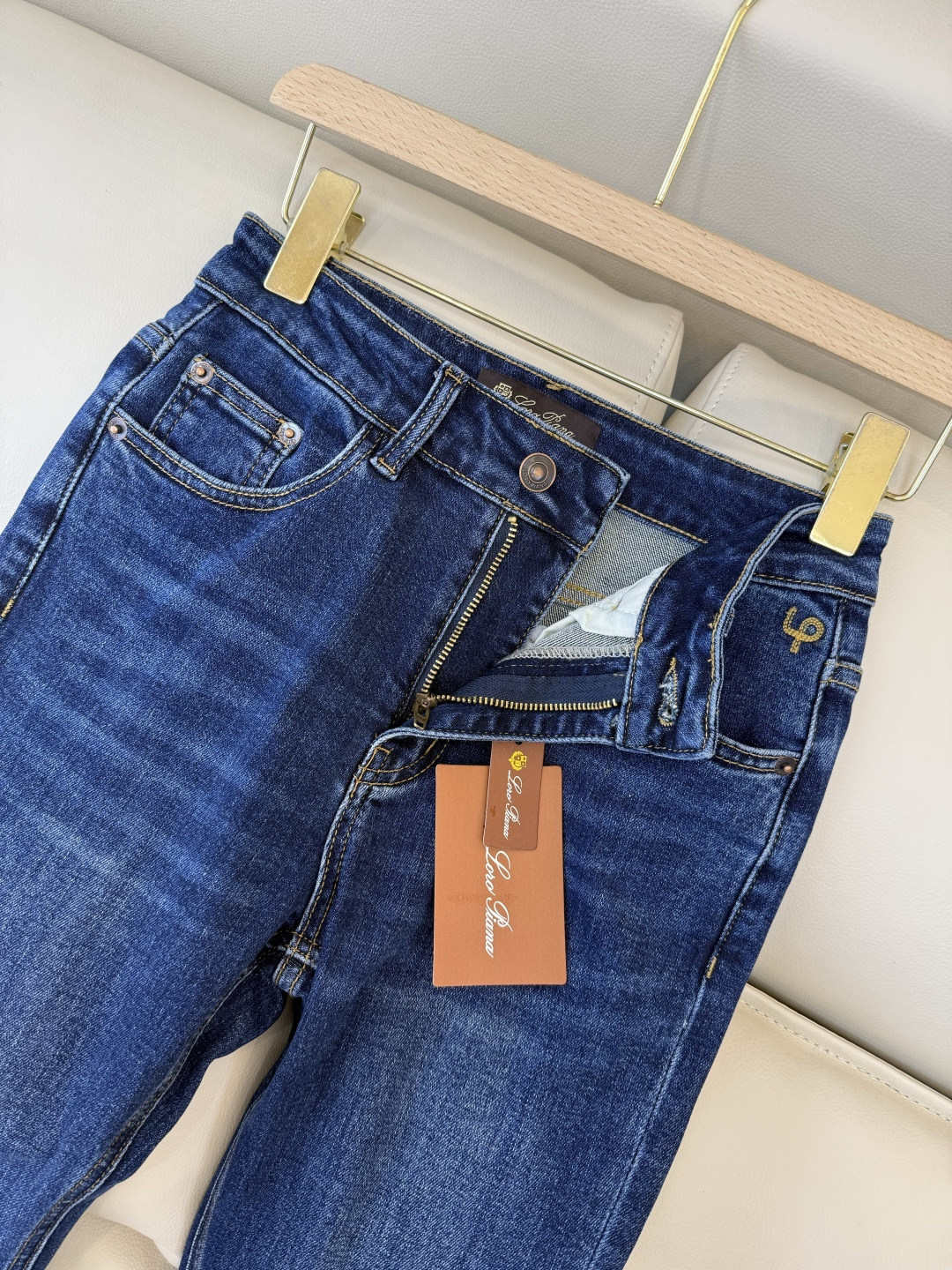 NZ016#新款牛仔裤💕LP 超舒适 绣花款logo 直筒 牛仔裤 26/27/28/29